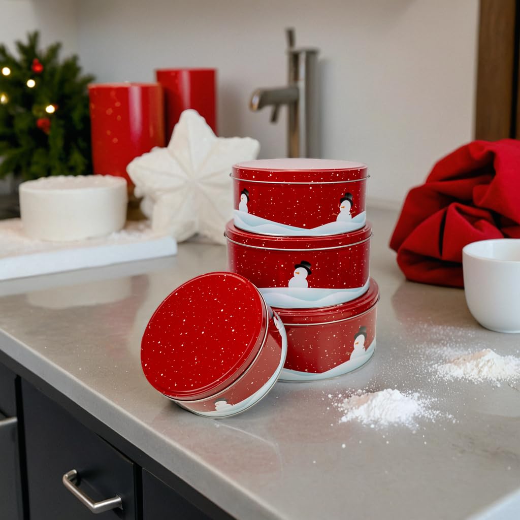 Keksdosen 4er Set - Schneemann