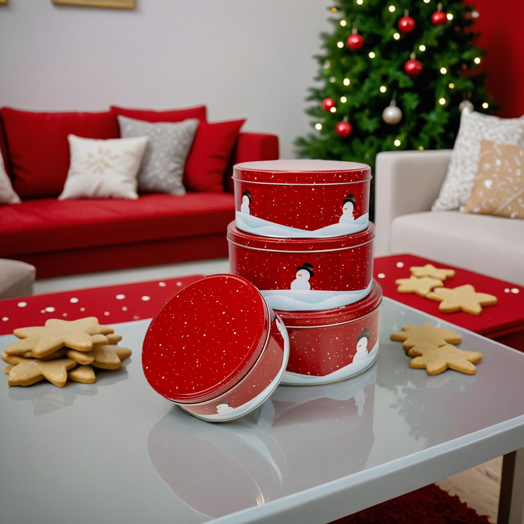 Keksdosen 4er Set - Schneemann