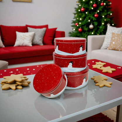 Keksdosen 4er Set - Schneemann