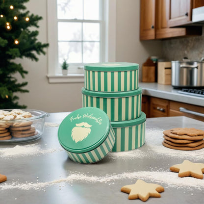 Keksdosen 4er Set - Frohe Weihnachten