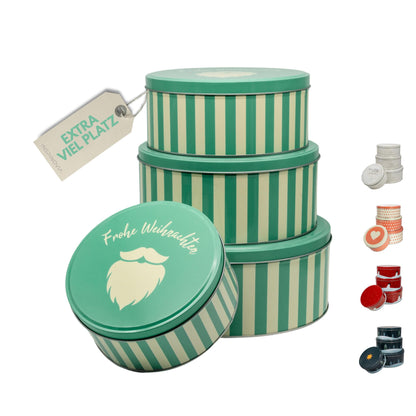 Keksdosen 4er Set - Frohe Weihnachten