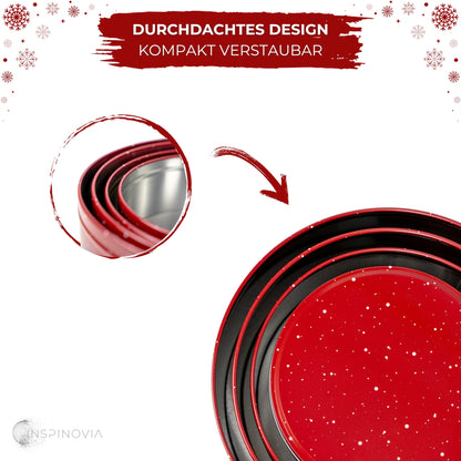 Keksdosen 4er Set - Schneemann