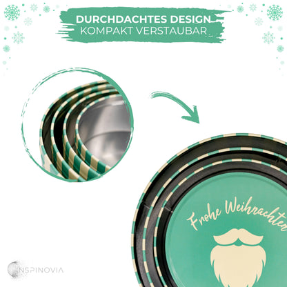 Keksdosen 4er Set - Frohe Weihnachten